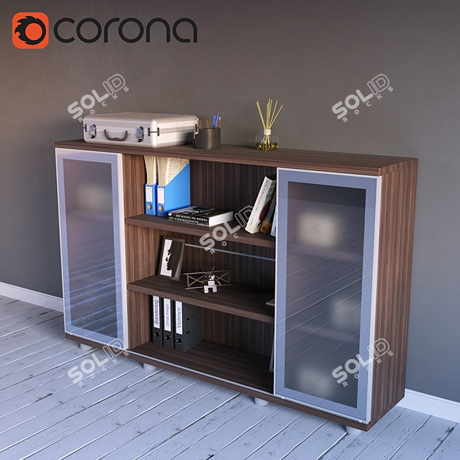 Modern Tumba: Stylish Furniture Piece 3D model image 2