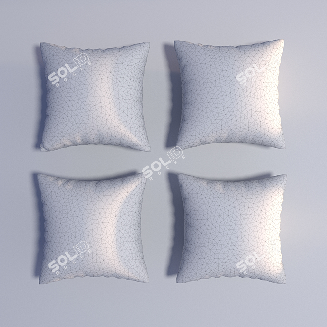 ZOO PARK Decorative Cushions Set 3D model image 3