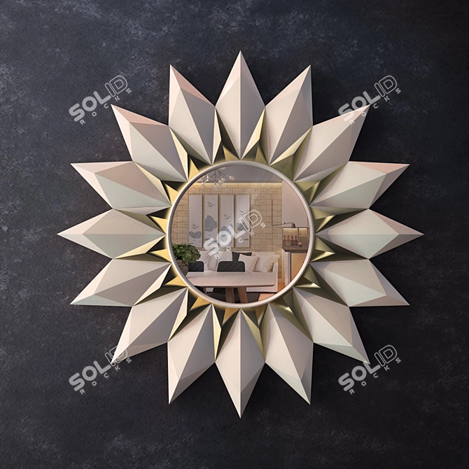 Marten Resin Mirror | Made Goods 3D model image 1