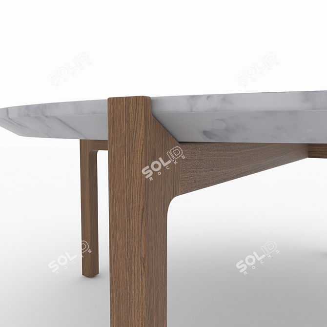 Kendo Lotta Designer Coffee Table 3D model image 2