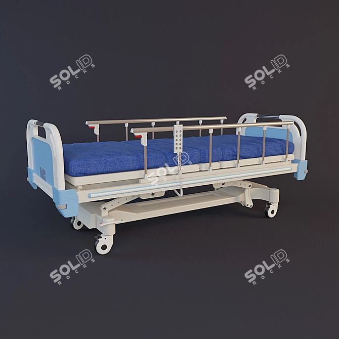 Functional Electric Medical Bed A-32 3D model image 1