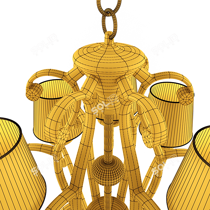 DONOLUX Classic Chandelier Beauty 3D model image 3