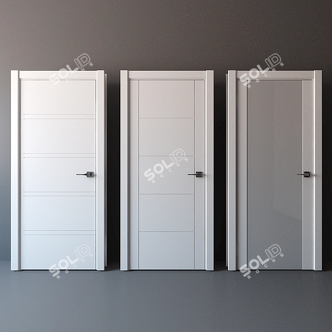 Linea: Sleek and Stylish Doors 3D model image 3