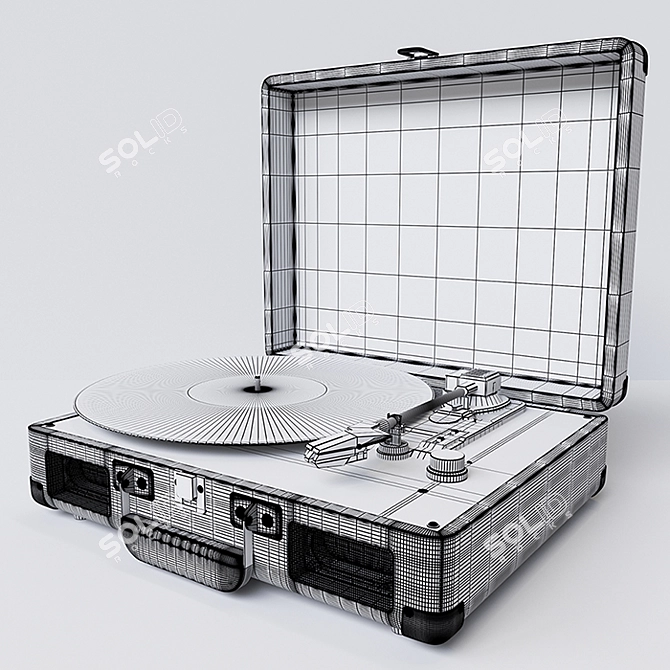 Crosley X UO Cruiser: Portable Vinyl Record Player 3D model image 2