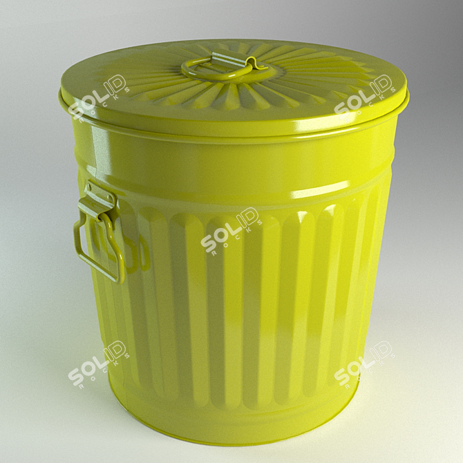 Bizzotto Decor Bin: Stylish & Practical 3D model image 1