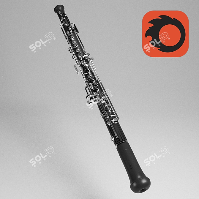 Yamaha Oboe: Precision and Quality 3D model image 1