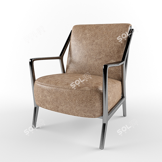 Comfort Zone Lounge Chair 3D model image 1