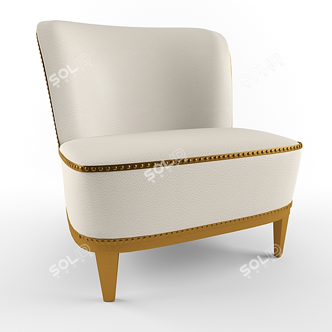 Cozy Comfort Lounge Chair 3D model image 1