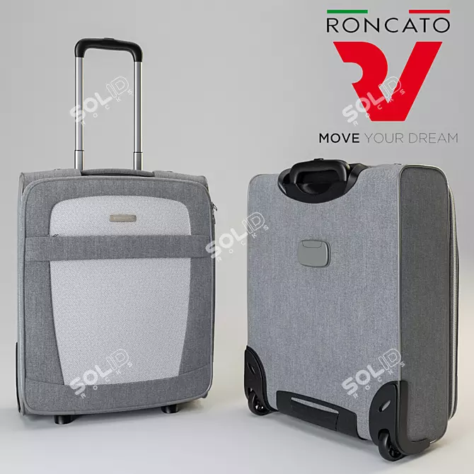 Roncato Cabina Trolley: Realistic 3D Model 3D model image 1