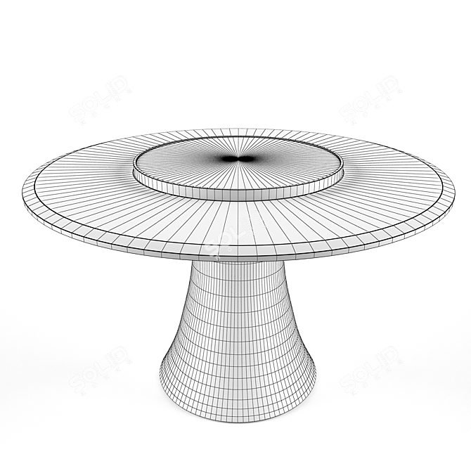 Katoucha Circle Table 3836 3D model image 2