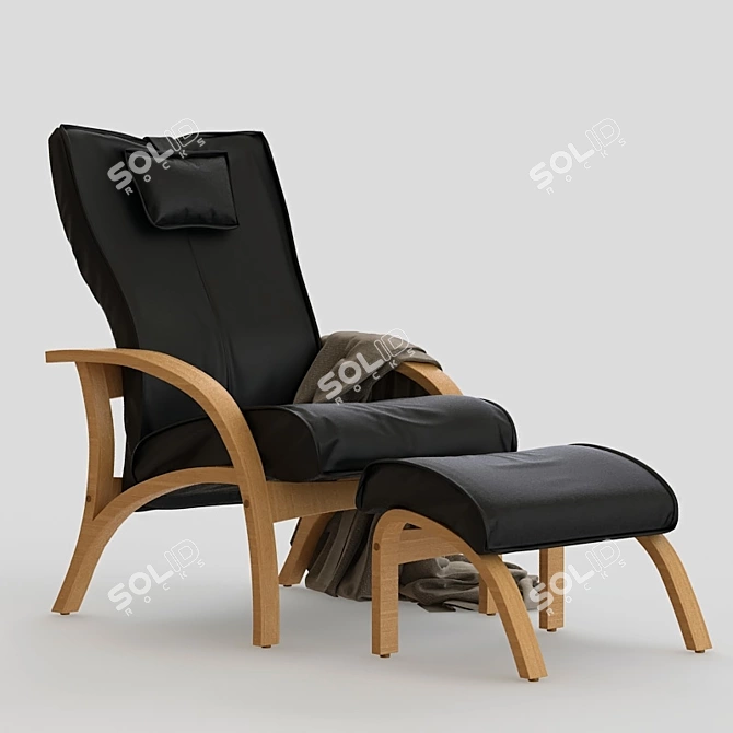 Skeidar Armchair Delta Adventure 3D model image 2