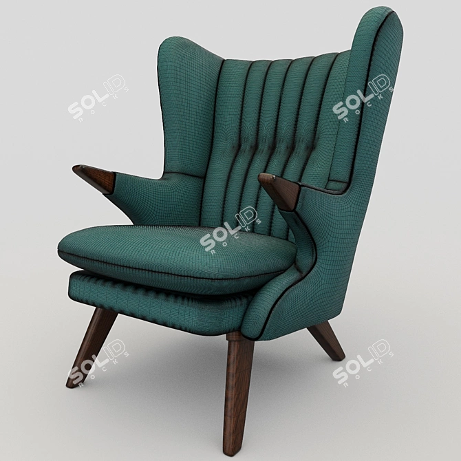 Svend Skipper 91: Sleek Poly Chair 3D model image 3