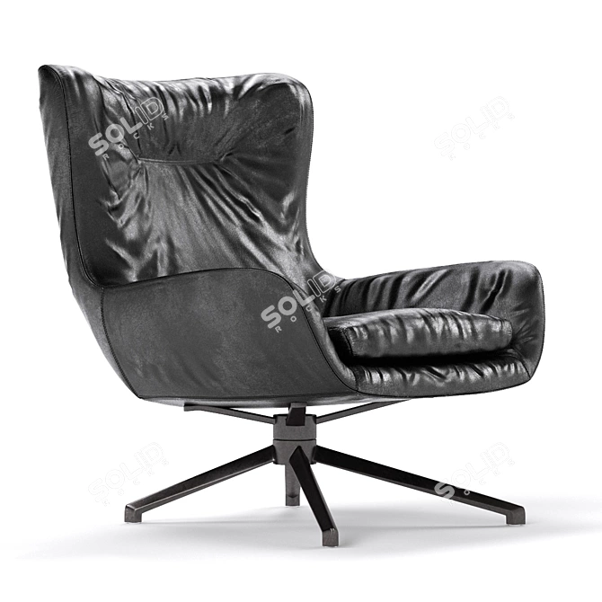 Luxury Armchair: Jensen Bergere 3D model image 1