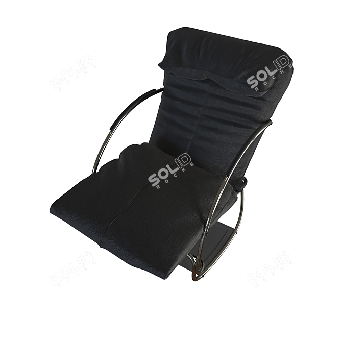 Swing Plus: Modern Comfort Chair 3D model image 2