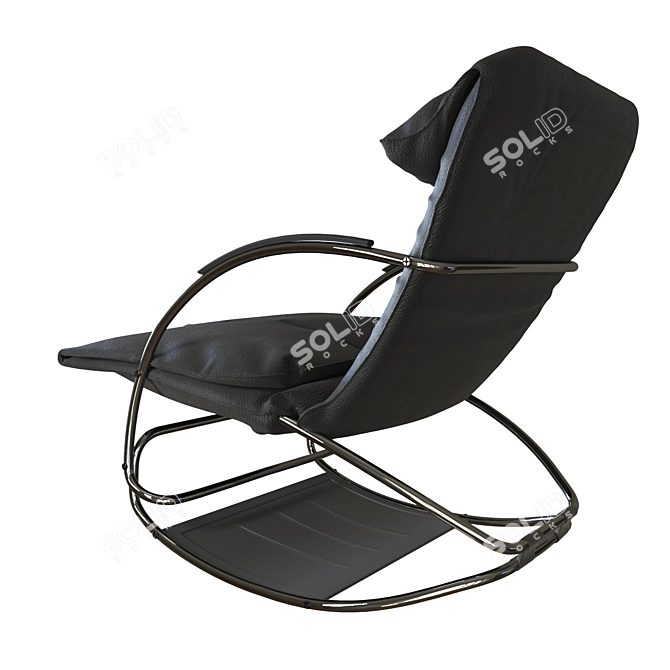 Swing Plus: Modern Comfort Chair 3D model image 3
