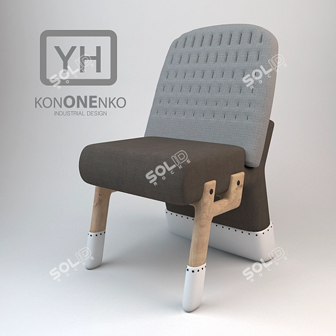 Versatile Yh Armchair for Modern Interiors 3D model image 1