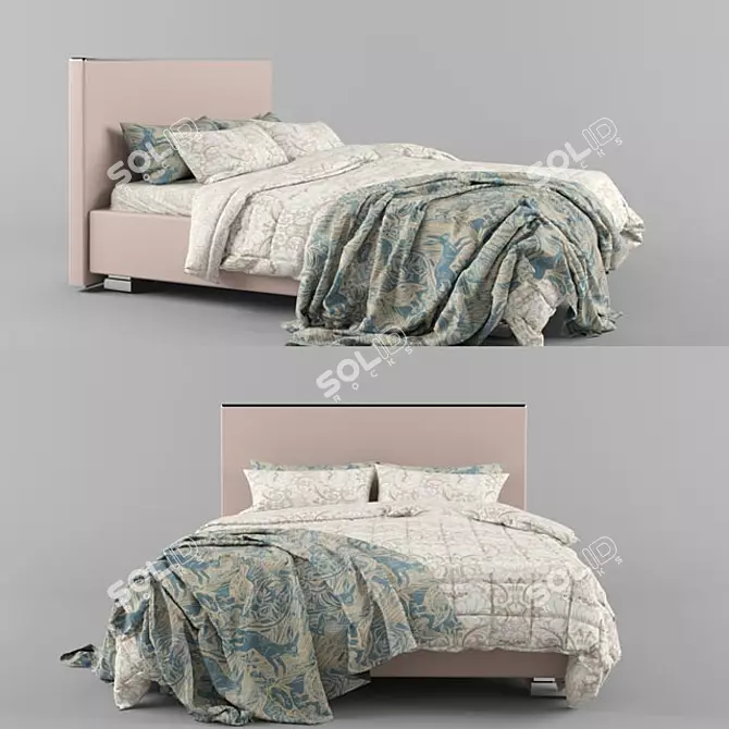Dreamy Slumber Bed Set 3D model image 1