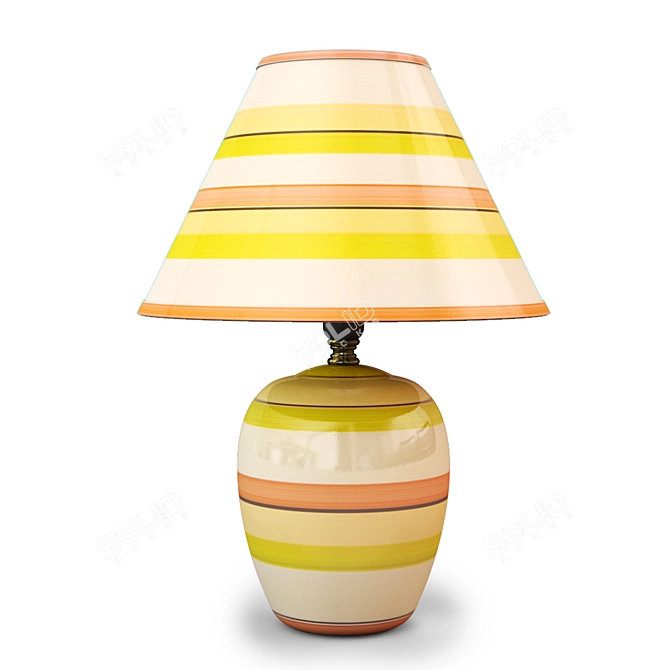 Brille TL-74 Glass Table Lamp 3D model image 1