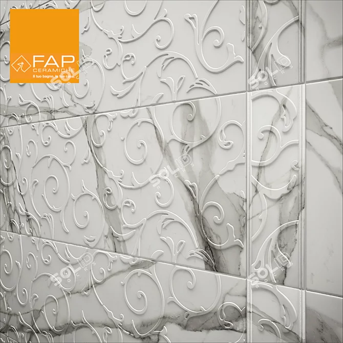 FAP ROMA STATUARIO: Classic Italian Elegance 3D model image 2