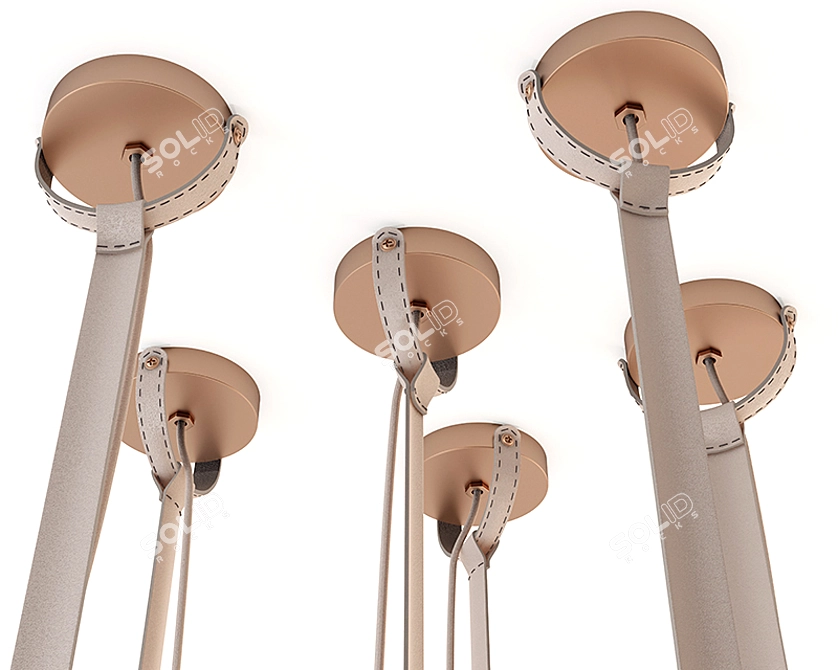  Retro Bell Light Fixtures 3D model image 3