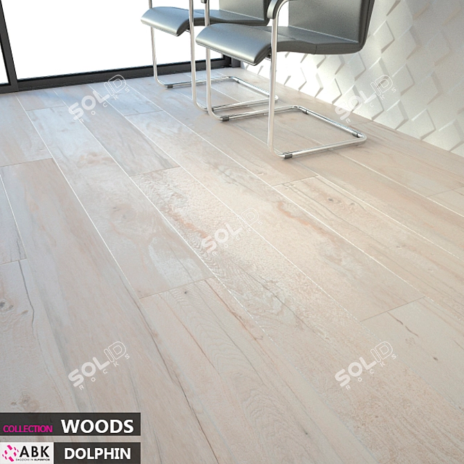 ABK Collection Woods Dolphin Milk Moon Tiles 3D model image 2