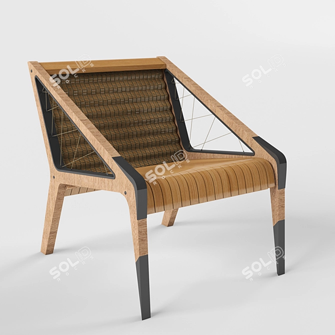 ErgoFit Comfort Chair 3D model image 1