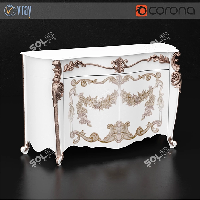 Elegant Vittorio Grifoni Buffet 3D model image 1