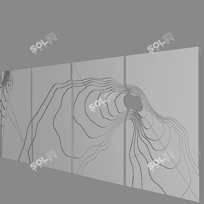 Petr Weigl Contour Panel 3D model image 3