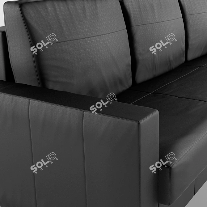 Convertible 3-Seater Sofa: Friheten 3D model image 3