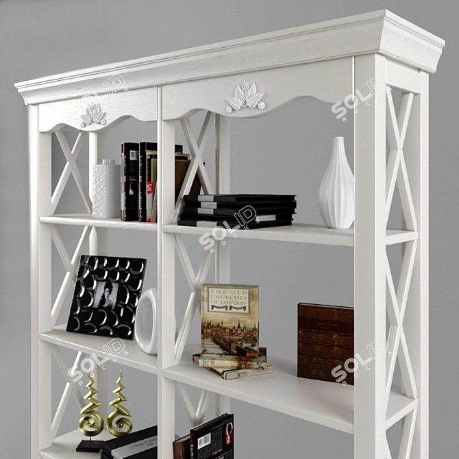 Versatile Bookcase: Stylish & Functional 3D model image 2