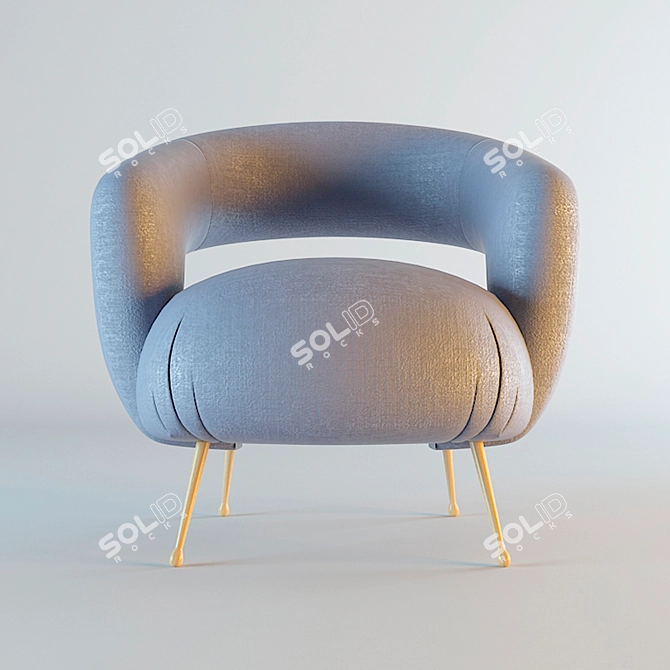  Comfort Zone Armchair 3D model image 1