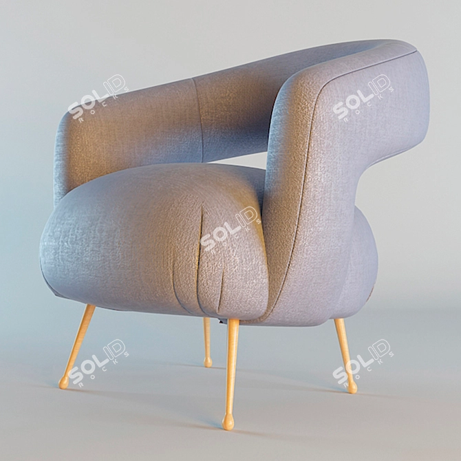  Comfort Zone Armchair 3D model image 3