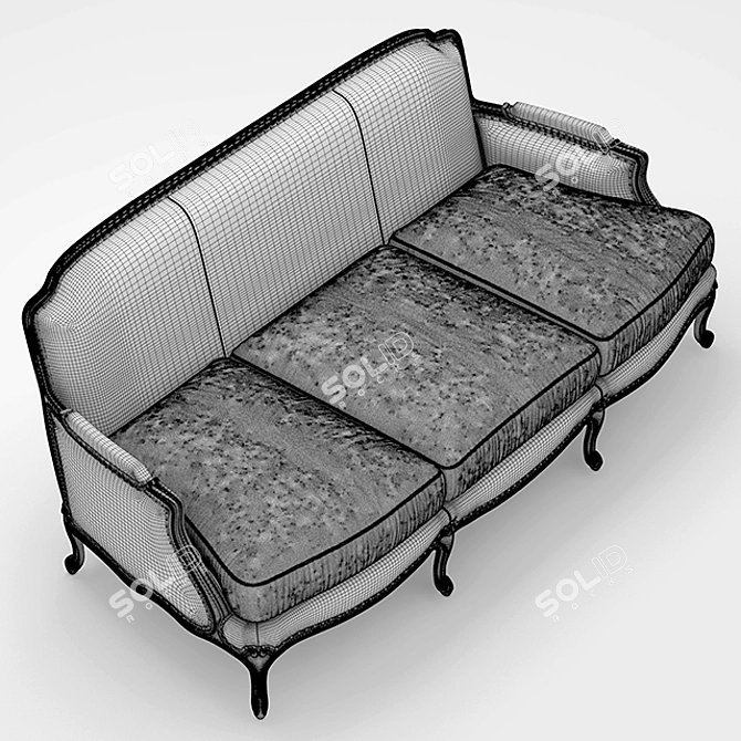 PIGRA Sofa 2900: Comfort and Style Combined 3D model image 3