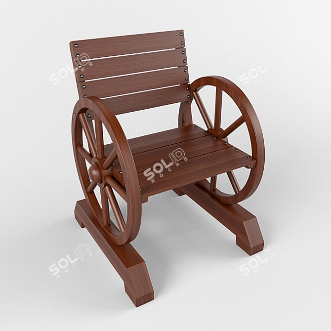 Comfort Plus Armchair 3D model image 1