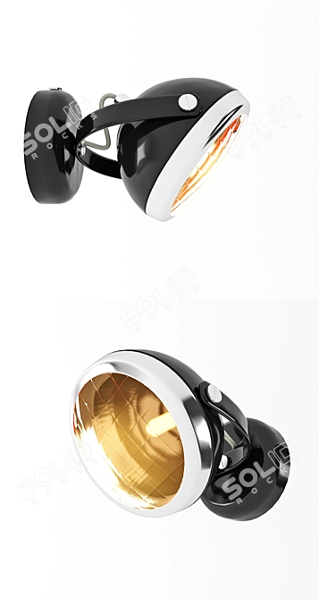 Brilliant Rider Lamp: Sleek and Stylish Lighting 3D model image 3