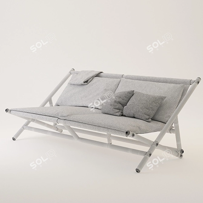 Eleganza Moderna Sofa 3D model image 2