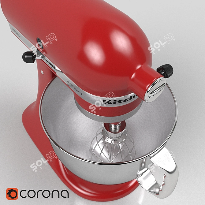 Ultimate Multi-Purpose KitchenAid Artisan 3D model image 2