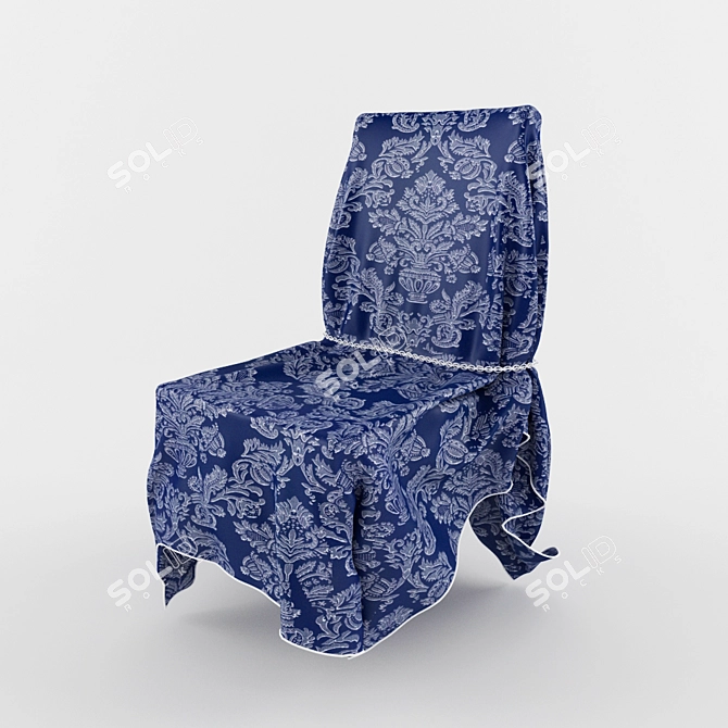 Chair Cape: Stylish Chair Cover 3D model image 1