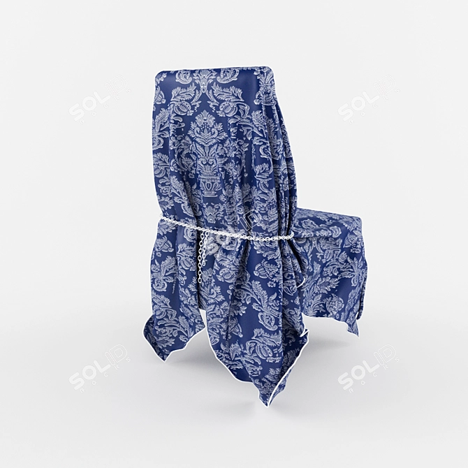 Chair Cape: Stylish Chair Cover 3D model image 2