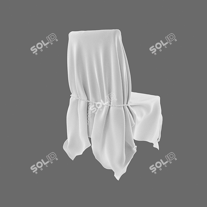 Chair Cape: Stylish Chair Cover 3D model image 3