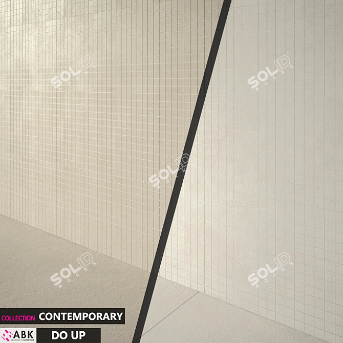 Contemporary Neutral Tortora Cover Set 3D model image 3