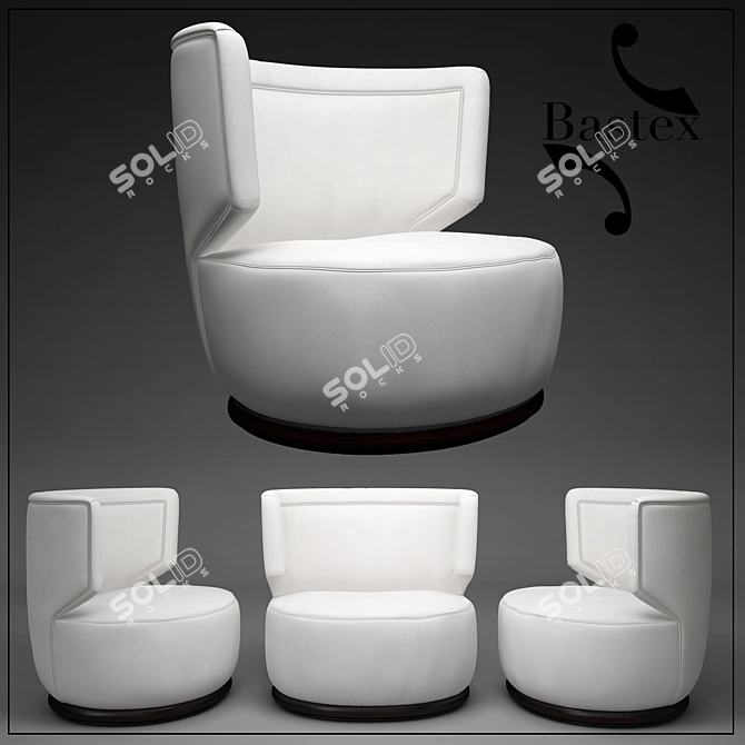 Bastex Chloe Chair: Timeless Elegance! 3D model image 1