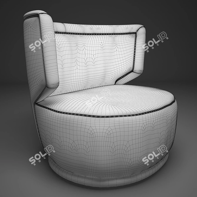 Bastex Chloe Chair: Timeless Elegance! 3D model image 2