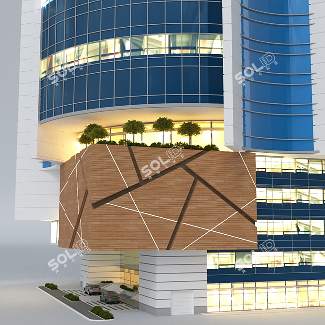  Towering Marvel: Skyscraper 3D model image 2