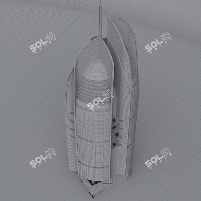  Towering Marvel: Skyscraper 3D model image 3