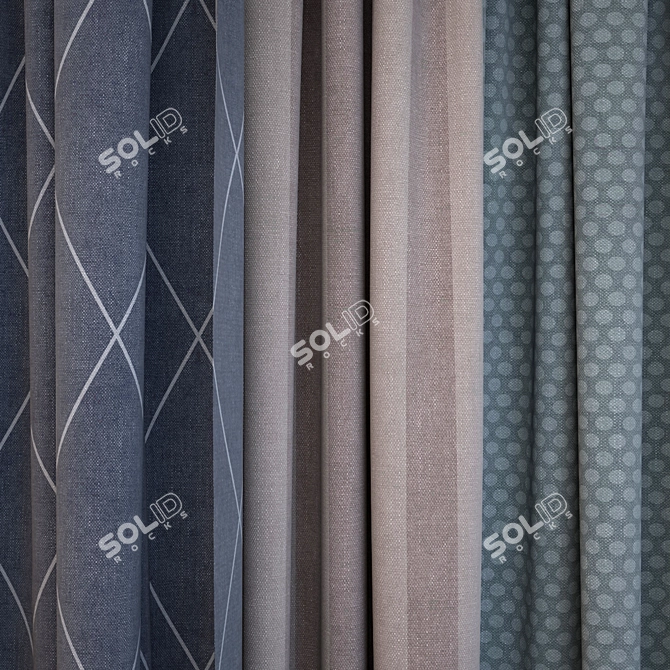 Elegant Drapery for Every Window 3D model image 2