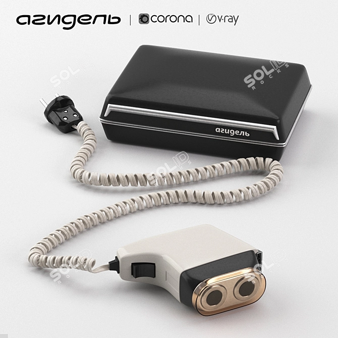 Agidel Electric Grill: Vray & Corona 3D model image 1