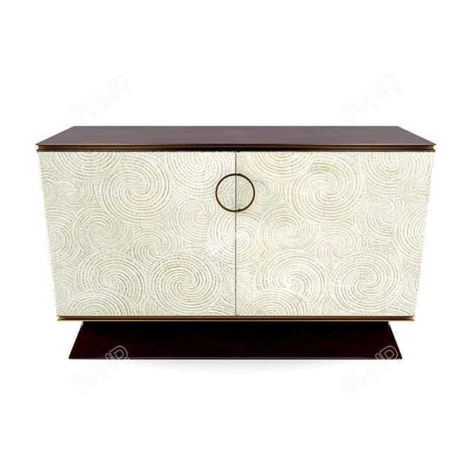 Barbara Barry Celestial Chest - Elegant and Refined 3D model image 1
