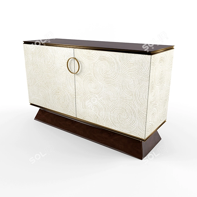 Barbara Barry Celestial Chest - Elegant and Refined 3D model image 2