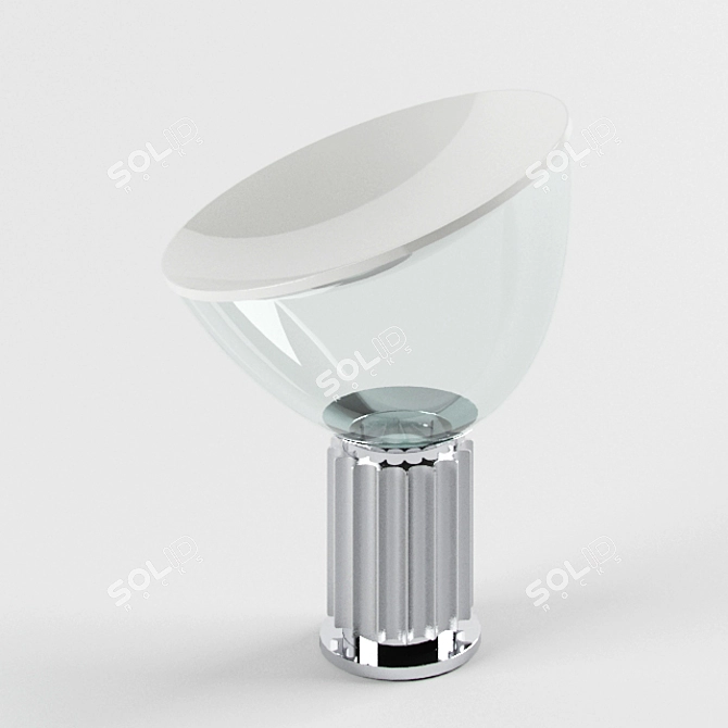 Modern Classic Desk Lamp 3D model image 1